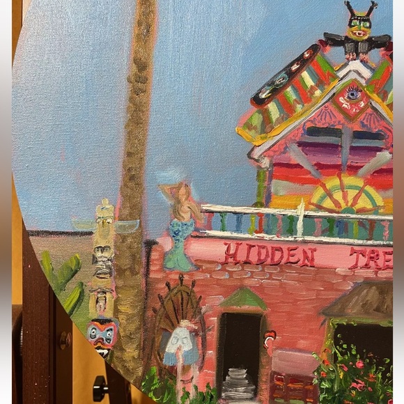 Topanga Canyon Hidden Treasures Oil Painting On Canvas Impressionism California - Picture 7 of 8